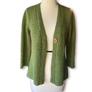 Susan Bristol 3/4 Sleeve Knit Cardigan